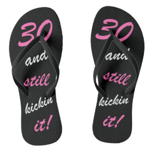 Chanclas 30 Aniversario de las mujeres divertidas