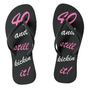 Chanclas 40 Aniversario de las mujeres divertidas