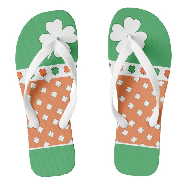 Chanclas 4 Patrón de tracción de hojas (Plantilla)