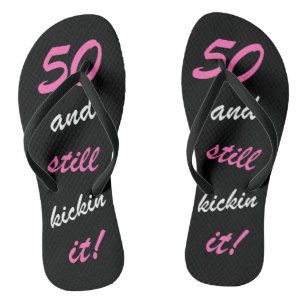 Chanclas 50 Aniversario de las mujeres divertidas