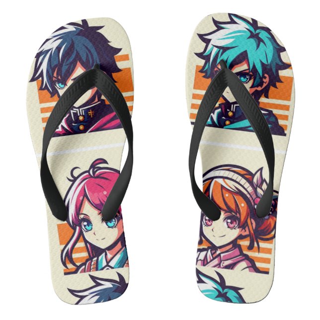 Chanclas 643 Ropa de estilo anime - Zapatos Flip Flop (Plantilla)