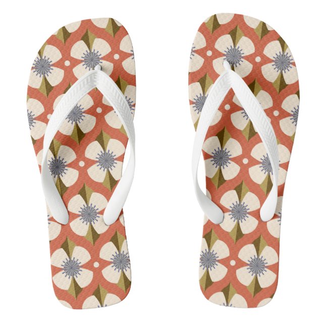 Chanclas 7.º marrón de mariposas (Plantilla)