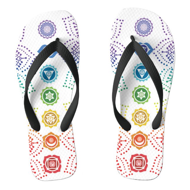 Chanclas 7 FlipFlops de Chakra (Plantilla)