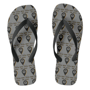 Chanclas A Punto Con Cristo El Gris Bíblico Unisex De Todo 