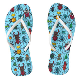 Chanclas Abejas azules