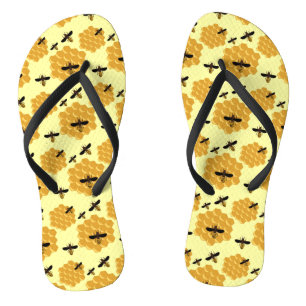 Chanclas Abejas de miel de abeja de abeja amarilla