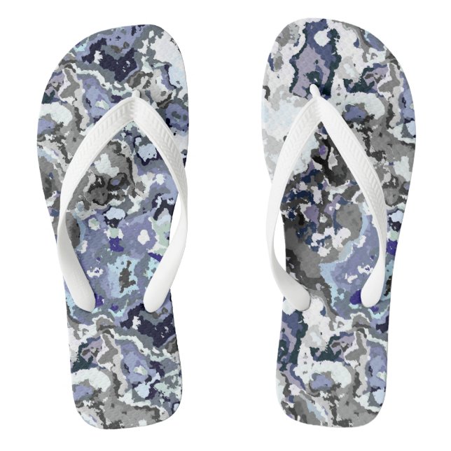 Chanclas Abstracto Colorido (Plantilla)