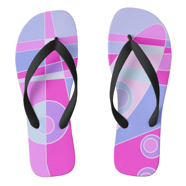 Chanclas Abstracto Surfing Hot Pink Purple (Plantilla)