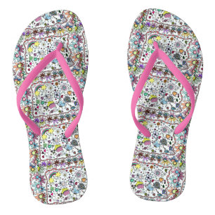 Chanclas Adorables Happy Joy Joy Doodles