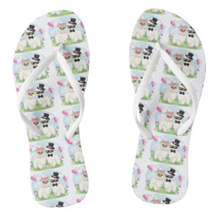 Chanclas Adorables Llama Love Cute Llama Pareja