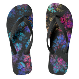 Chanclas Adornos delicados de hoja - fractal