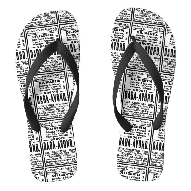 CHANCLAS ADVERT DE DIARIO DE ARTE DE DADA DE 1923 (Plantilla)