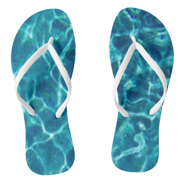 Chanclas Agua de la piscina azul (Plantilla)