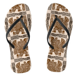 Chanclas Águila azteca guerrera arte tribal antiguo