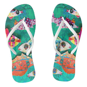 Chanclas Algo es fracasos a pescado