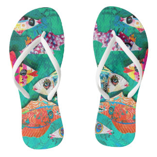 Chanclas Algo es fracasos a pescado