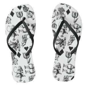 Chanclas Alice White Rabbit Wonderland Classic