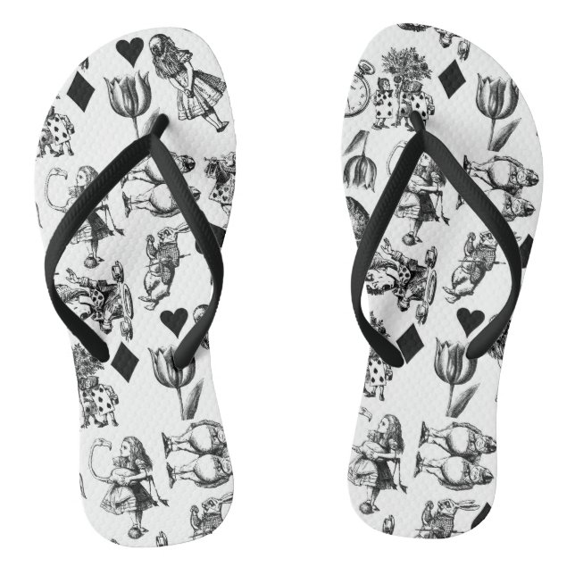 Chanclas Alice White Rabbit Wonderland Classic (Plantilla)