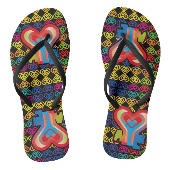 CHANCLAS ALL LOVES  BY MASANSER (Plantilla)