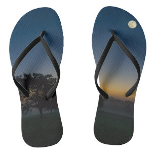 Chanclas Amanecer De Verano Con Luna