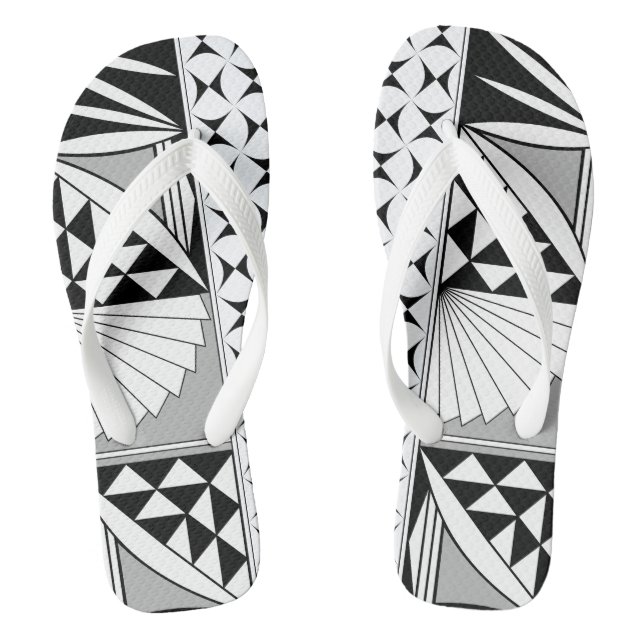 Chanclas Amanecer del sudoeste en gris (Plantilla)