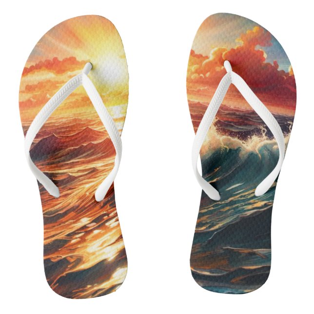 Chanclas Amanecer tropical (Plantilla)