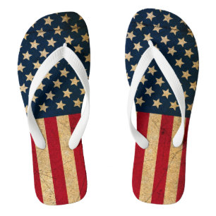 Chanclas Americana Estados Unidos: Estrellas de bandera y f