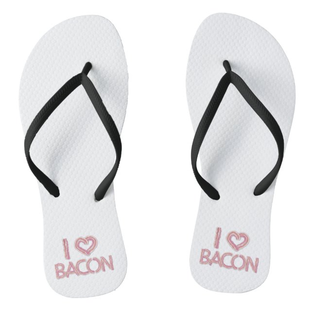 Chanclas Amo a Bacon (Plantilla)
