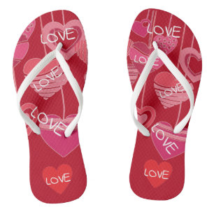 Chanclas Amo a las damas de la colección de regalos