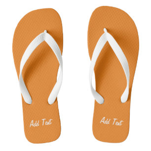 Chanclas Añadir texto estilo impreso con cintas anchas-sold