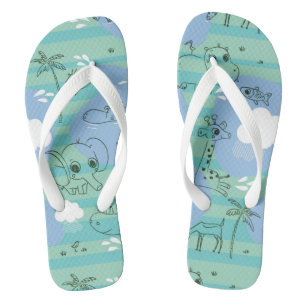 Chanclas Animales con agua 3
