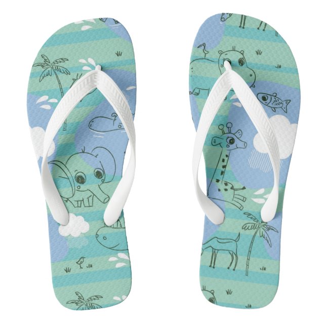 Chanclas Animales con agua 3 (Plantilla)