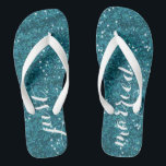 Chanclas Apenas casado casando los flips-flopes (turquesa)<br><div class="desc">¡Producto imprescindible para el día de boda,  luna de miel y para que la nueva novia celebre en cualquier momento luego!</div>