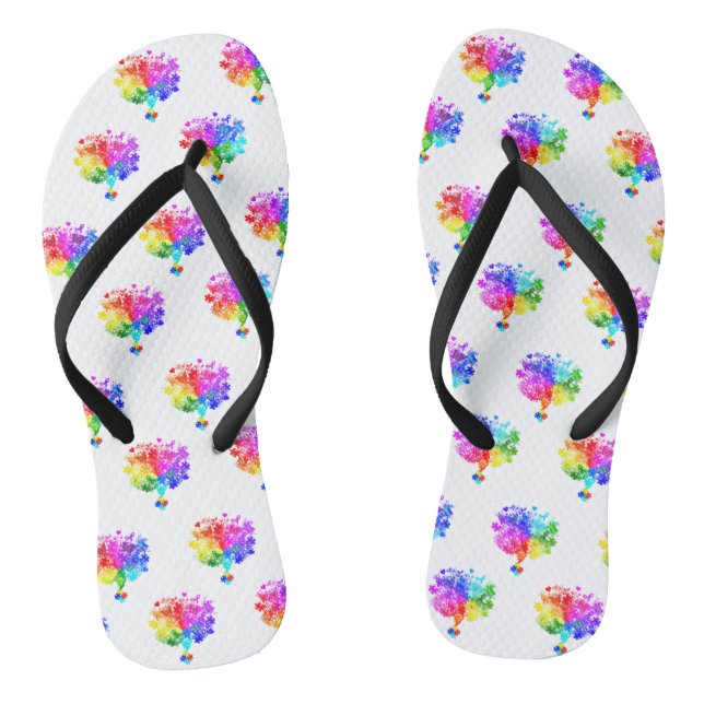 Chanclas Árboles del espectro autista (Plantilla)
