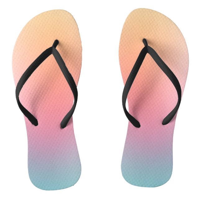 Chanclas Arcoiris Amarillo Azul Morado Verde Rosa Naranja R (Plantilla)