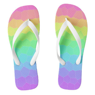 Chanclas Arcoiris geométrico