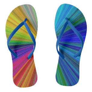 Chanclas Arcoiris gradiente circular
