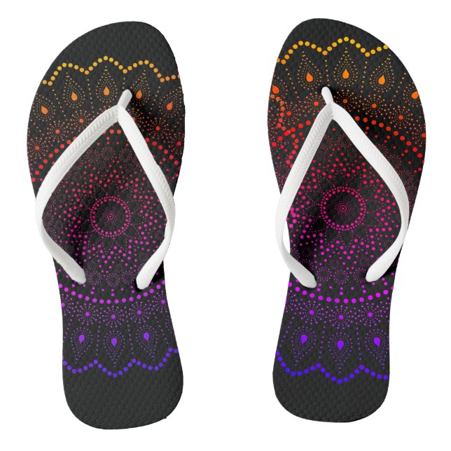 Chanclas Arcoiris Mandala Yoga Mat (Plantilla)