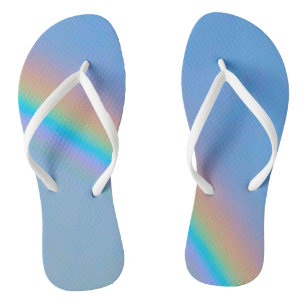 Chanclas Arcoíris natural real personalizado