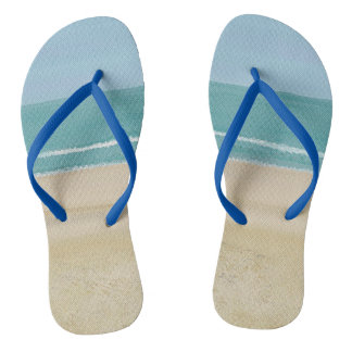 Chanclas Arena Beach Ocean Waves Flip Flops