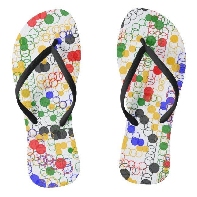 Chanclas Art Deco Circle Rings flip flops (Plantilla)