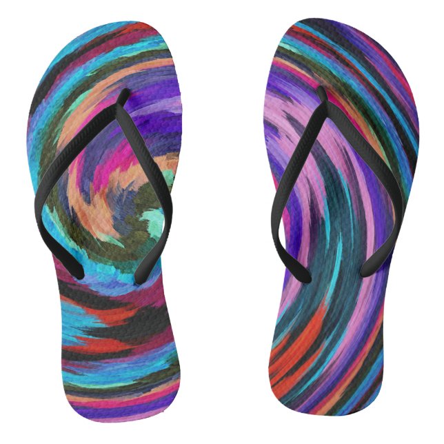 Chanclas Arte abstracto #40 (Plantilla)