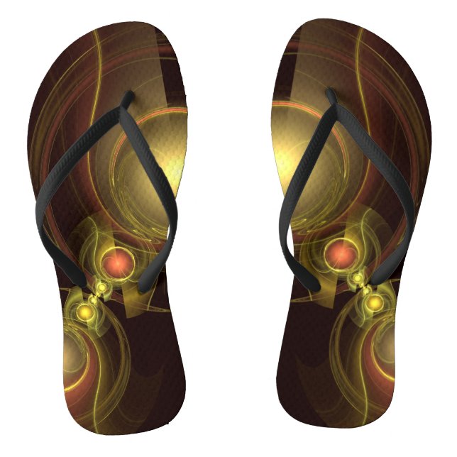 Chanclas Arte abstracto de conexión íntima (Plantilla)