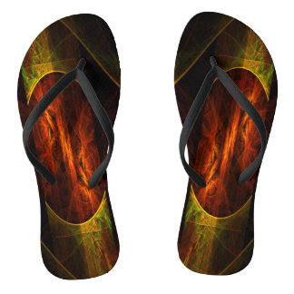 Chanclas Arte abstracto de la jungla de Mystique