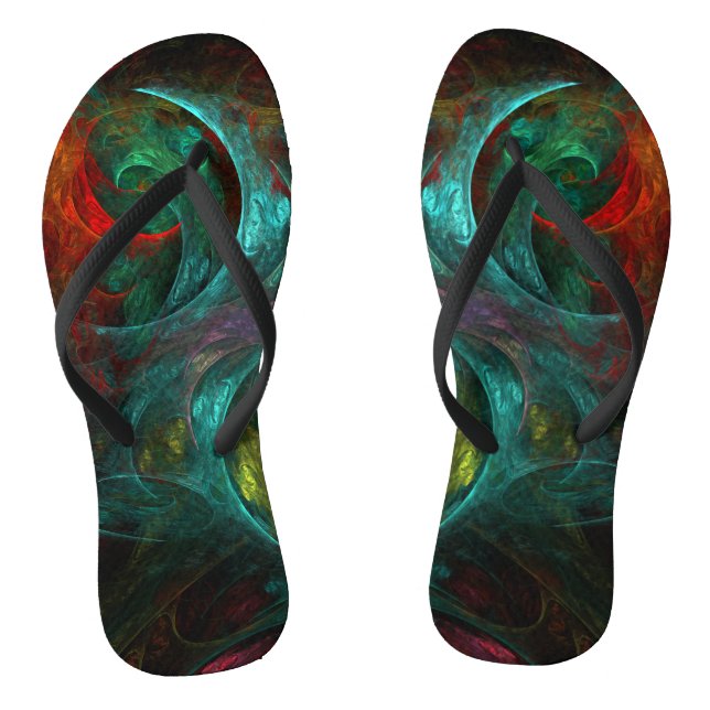 Chanclas Arte abstracto Genesis Nova (Plantilla)