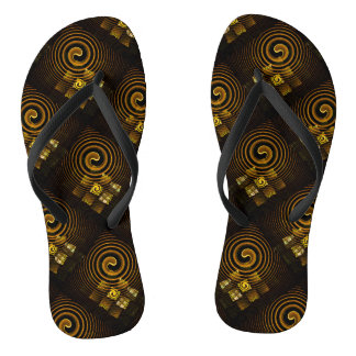 Chanclas Arte abstracto moderno boho elegante patrón #502