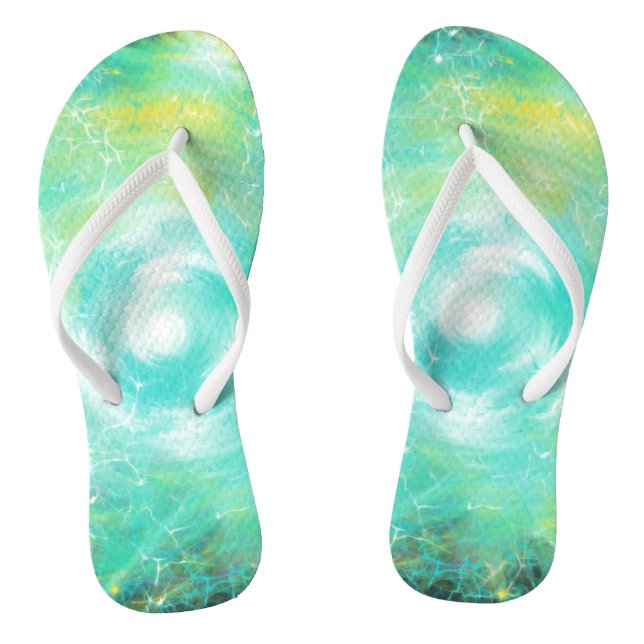 Chanclas Arte Cristiano de Alabanza Green Lightning Trinity (Plantilla)