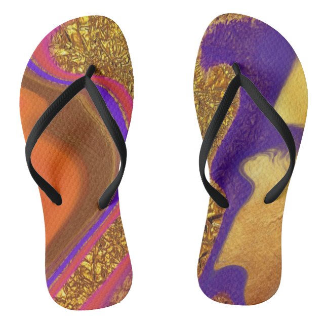 Chanclas arte de color vibratorio (Plantilla)