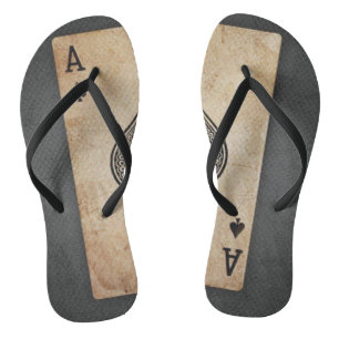 Chanclas As de espadas lanzar almohada