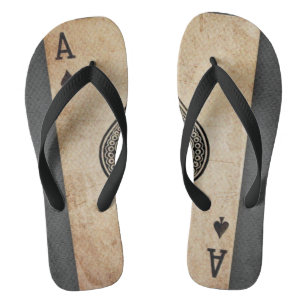 Chanclas As de espadas lanzar almohada